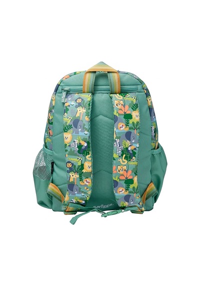 Smiggle Little Journeys Junior Kapüşonlu Karakter Sırt Çantası Yeşil 458340 Çok  Renkli