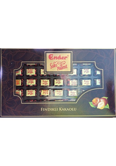 Ender Şoko Piramıt Fındıklı Kutu 350 Gr 24'li Paket