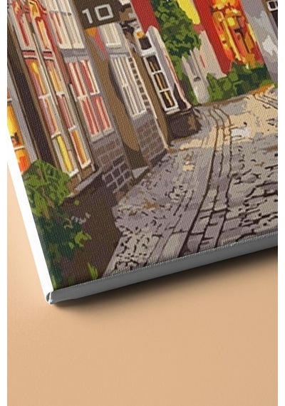 Webstyle Sayılarla Boyama Seti Kasnaklı Masal Sokağı 40 X 50 Cm
