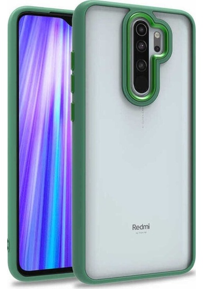 Xiaomi Redmi Note 8 Pro Kılıf Zore Flora Kapak Yeşil