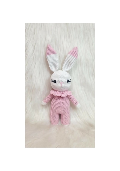 Amigurumi Örgü Oyuncak Uyku Arkadaşı Tavşan