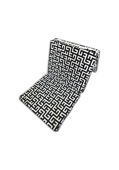 Katlanır Yer Yatağı 70x180x6 CM Labirent Sünger Tek Kişilik Yer Yatağı Siyah