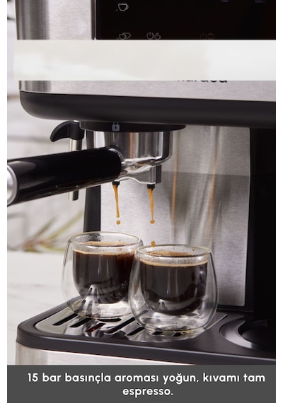 Karaca Coffee Art 2 İn 1 Espresso Ve Filtre Kahve Makinesi