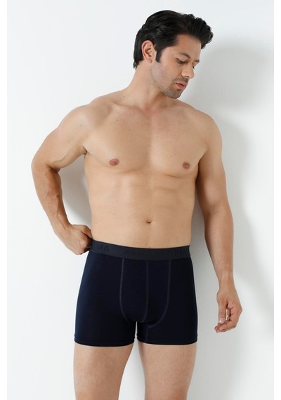 Arma Yıldız Erkek Lacivert Bambu Boxer 3'lü Paket-lacivert