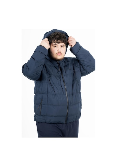Maraton Sportswear Büyük Beden Erkek Kapşonlu Uzun Kol Basic Lacivert Mont 21391-lacivert Lacivert