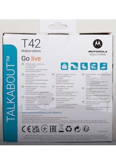 Motorolat42 Gummy Lisanssız Pmr Telsiz