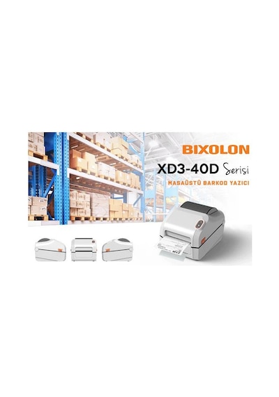 Bıxolon Xd3-40De 4-Inç Direkt Termal Masaüstü Etiket Yazıcı Usb