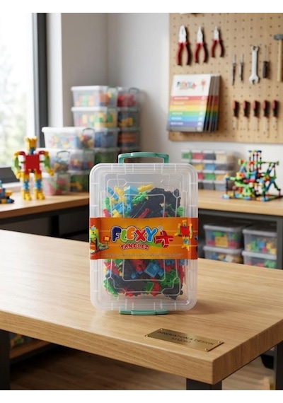 150 Parça Flexy Tangles Eğitici Blok Seti Motor Becerisi Geliştimini Destekleyen Oyun Seti