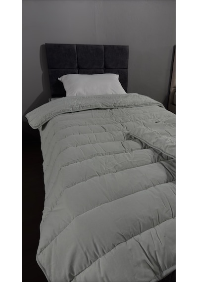 Clasy Saten %100 Pamuk Saten Tek Kişilik Yorgan Avola V2 Adaçayı