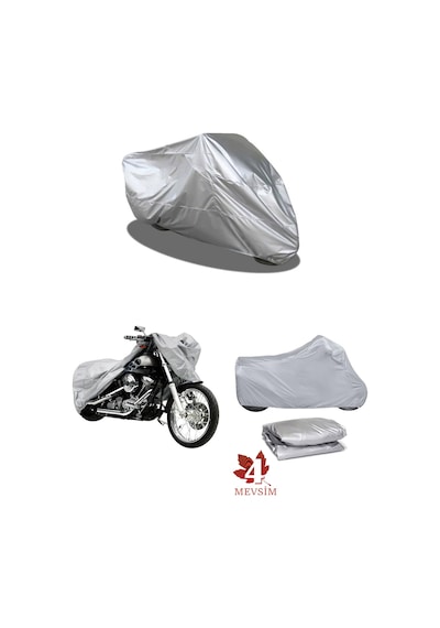 Suzuki Ls 650 Savage Gri Su Geçirmez Motosiklet Brandası Arka Çanta Uyumlu Değildir