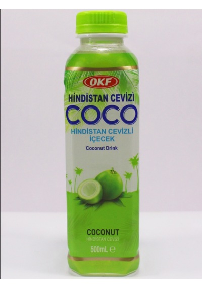 Coconut Drink Hindistan Cevizli İçecek 500ml 10'lu Set