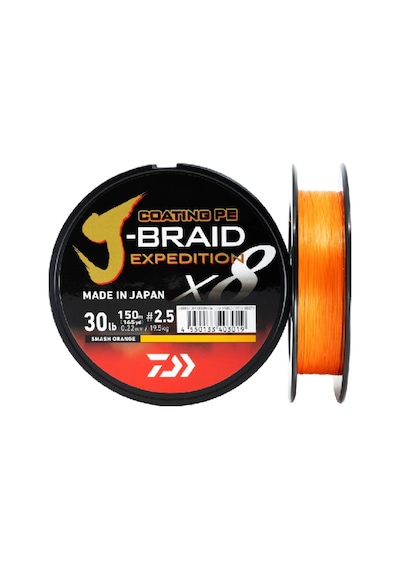 Daıwa Jbraıd Expedıtıon 8b 150m 0.06mm S.orange Ip Mısına