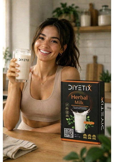 Diyetix Herbal Milk Premium Günlük Besleyici Bitkisel İçecek Karışımı 30 Şase 1 Aylık 90 G