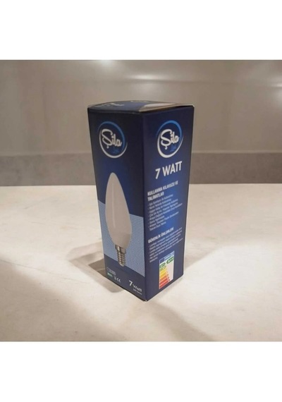 Sıla Şila 2 Adet Duylu Led Ampul 7 Watt-a++ Beyaz Işık 240 Lümen 220-240 V 20.000 Saat Ömür 1
