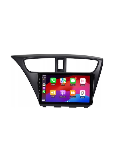Honda Civic Sport Araç Multimedya Android Ekran Carplay Double Teyp 4+64 9" 12-14 Black Blueway