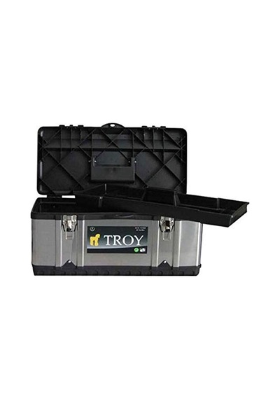 Troy T 91023, Metal Takım Çantası 23" , Siyah, Gri
