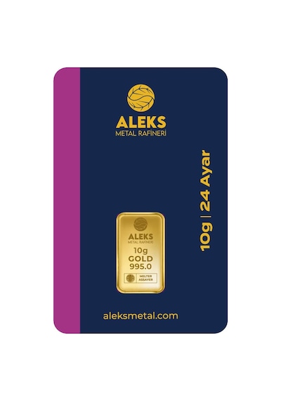 Agakulche 10 Gr 995 24 Ayar Amr Külçe Altın