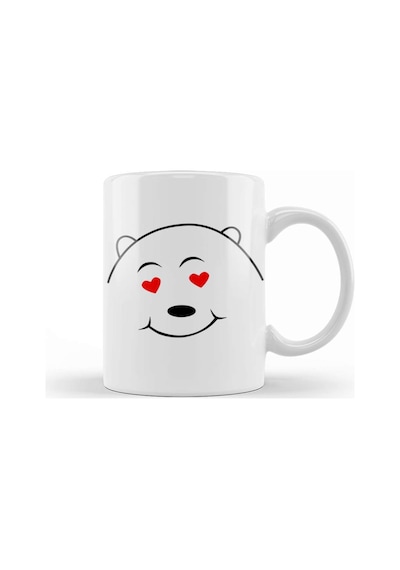 We Bare Bears Love İs İn The Air Kupa Bardak Porselen Karışık
