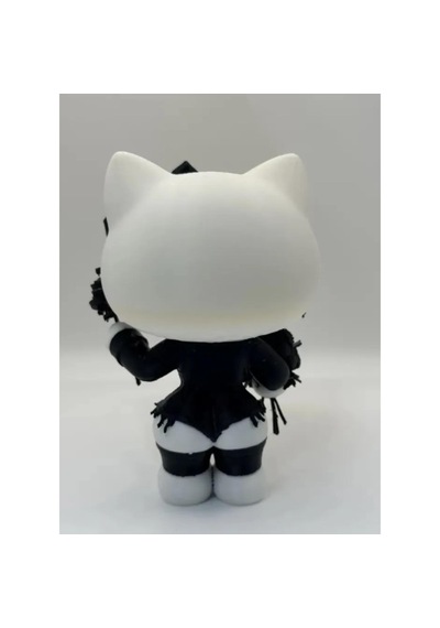Gothic Hello Kitty 3d Figür
