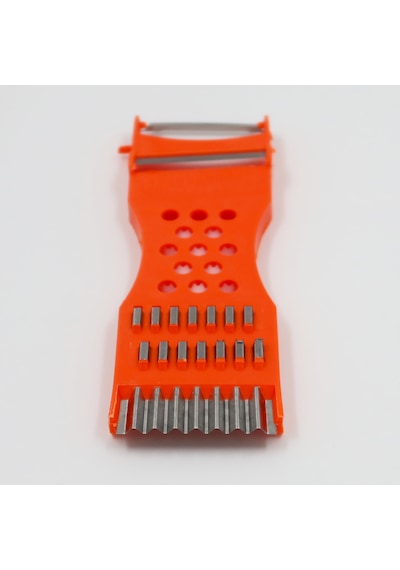 Turuncu 5 Fonksiyonlu / Çok Amaçlı Plastik El Rendesi & Soyacak 14 Cm Plastik Diğer