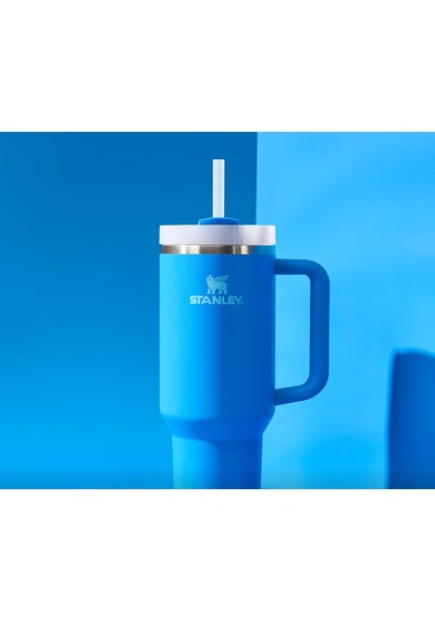 Quencher Pipetli Termos Bardak, 0.89 L Çok Renkli