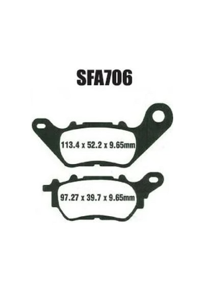 Ebc Fren Balatası Sfa706 Yamaha X-max 125 250 300 2018-2020