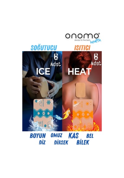 Health 6 Adet Isıtıcı Ve 6 Adet Soğutucu Kumaş Bandaj Seti