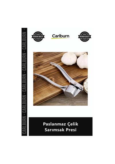Özel Üretim Yuvarlak Şekil Hazneli Mutfak Tipi Dayanıklı Ergonomik Paslanmaz Çelik Sarımsak Presi