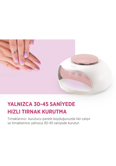 Polosmart Pbs800 Uv Işıklı Hızlı Oje Kurutucu Pembe