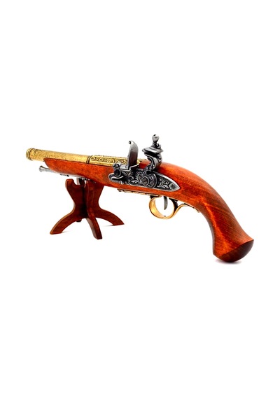 Denix Dekoratif Flintlock Pistol Left-handed , 18. Yüzyıl
