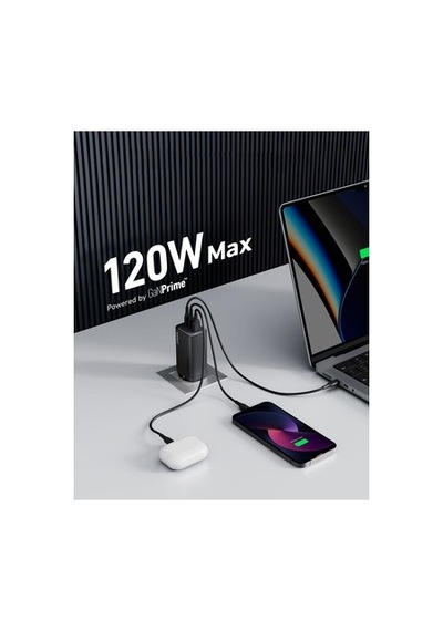 Anker 737 120w Hızlı Şarj Cihazı, 3 Portlu Uyumlu 1