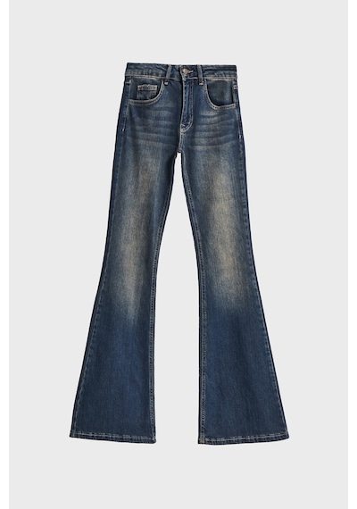 Itsbasic Kadın T.kot Rengi 2w5-8 Mid Rise Flare Fit İç Boy 83cm Esnek Kumaş Denim Jean Itsbasic Kadın T.kot Rengi 2w5-8 Mid Rise Flare Fit İç Boy 83cm Esnek Kumaş Denim Jean