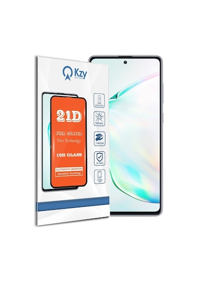 Samsung Uyumlu Galaxy Note 10 Lite Tam Kaplayan 21D Ekran Koruyucu Cam (501174420) 20 Tl Fark Ile Apple  iPhone Hızlı Şarj Kablosu