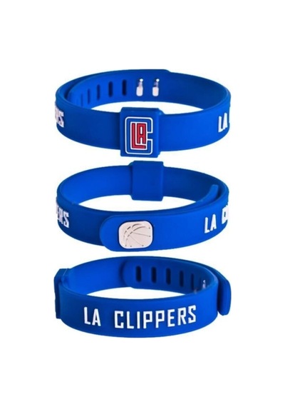 Mavi Los Angeles Clippers Ayarlanabilir Basketbol Bileklik Mavi Mavi