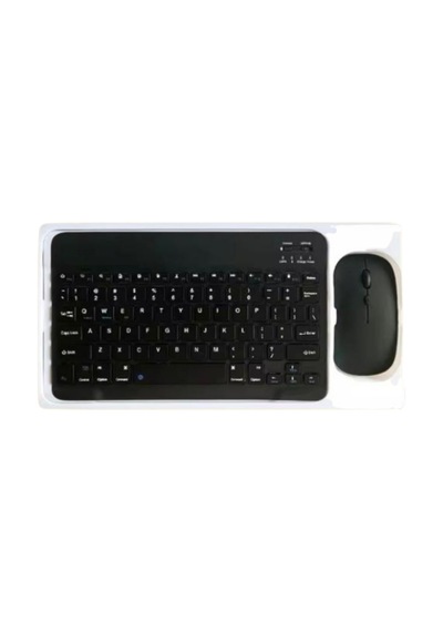 Büro Ev Ofis Bilgisayarı İçin Kablosuz Siyah Bluetooth Klavye Mouse Seti Diğer