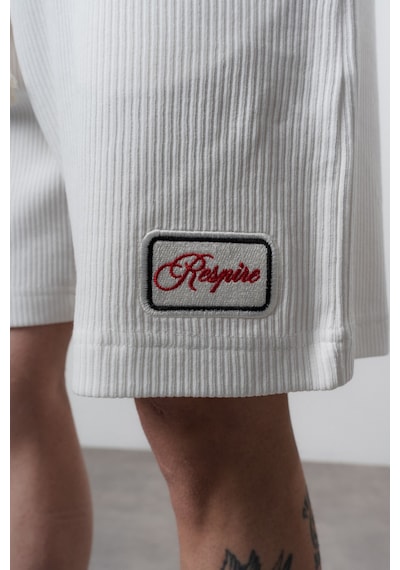 Erkek Countryman Nakışlı Regular Fit T-shirt Şort Takım Ekru