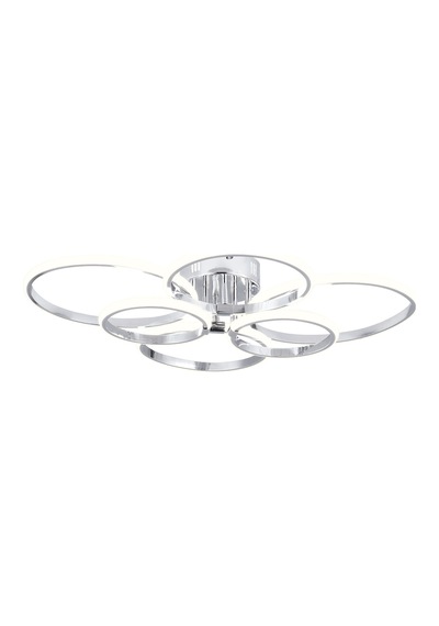 Pl 02 6 Model Krom 3 Renkli Salon Ve Oturma Odası İçin İdeal Alüminyum Avize, 75x10 Krom