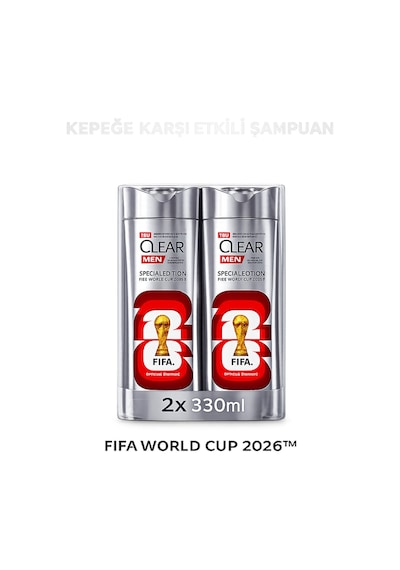 Men Kepeğe Karşı Etkili Şampuan Scalp Edition Fifa World Cup 330 Ml X2