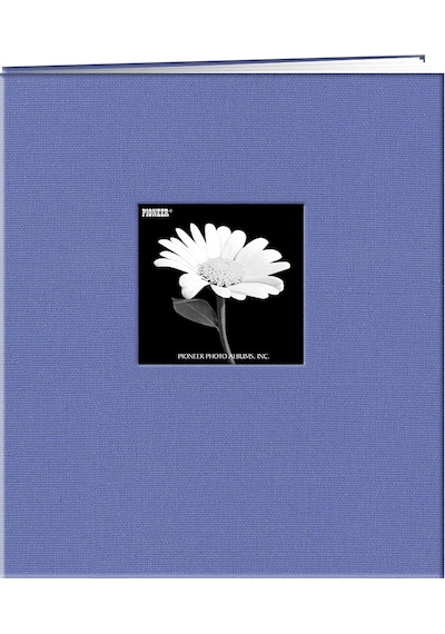 Kumaş Çerçeve Post Bound Scrapbook Albüm 22 X 28 Cm, Gök Mavisi