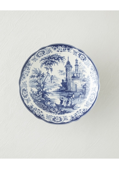 Preston Stoneware Sunumluk 24,5x24,5x8,5 Cm Lacivert
