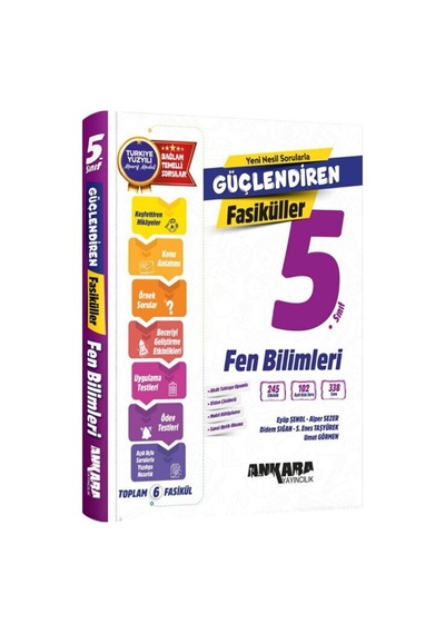 Ankara Yayıncılık 5. Sınıf Fen Bilimleri Güçlendiren Fasiküller Seti