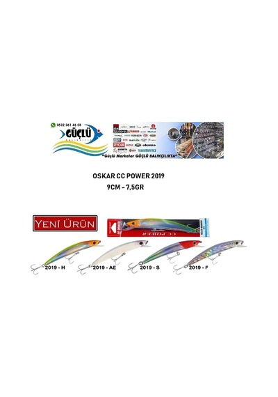 Maket Balık Oskar Cc Power 9 Cm 7,5 Gr Renk:2019a