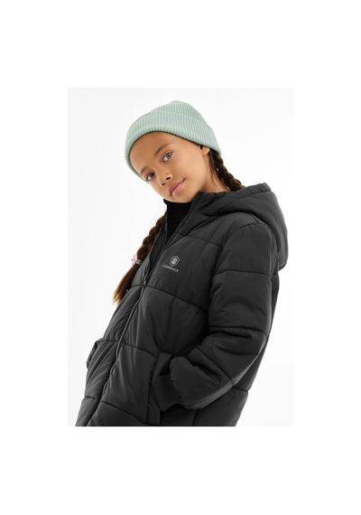 Lumberjack Sonne Dokuma Uzun Çocuk Mont Siyah 667800001317 01 Siyah Siyah