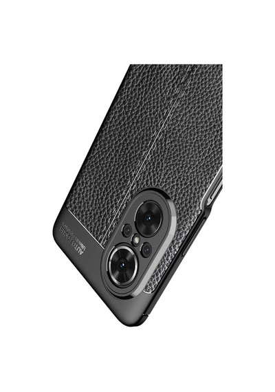 Huawei Nova 9 Se Kılıf Zore Niss Deri Desenli Silikon Kılıf