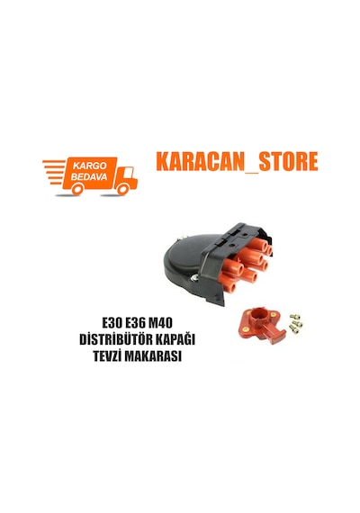 Bmw E30 E36 316i 318i M40 Distribütör Kapağı ve Tevzi Makarası