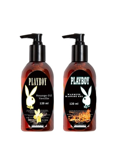 Playboy Massage Oil Warming And Vanilla Fragrances 120 Ml Isıtıcılı Ve Vanilya Kokulu Vücut Masaj Yagları