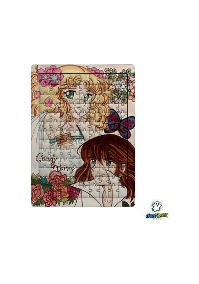 Ghostbastır Design Şeker Kız Candy 99 Parça Ayaklı Puzzle Dekoratif Çocuk Yapbozu 0202