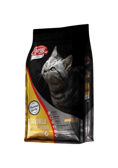 Energy Tavuklu Yetişkin Kedi Maması 4 x 500 G