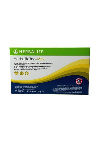 Güçlendirilmiş Bitkisel Omega 3 Herbalifeline Max 30 Tablet