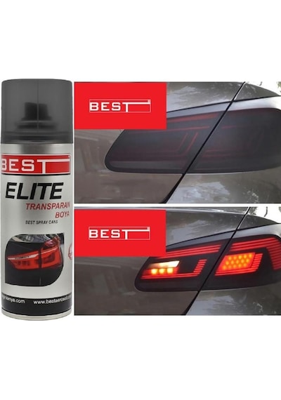 Best Elite Transparan Far Boyası Siyah 200 ML